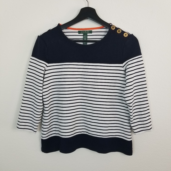 Lauren Ralph Lauren Tops - Lauren Ralph Lauren Sailor Nautical Shirt